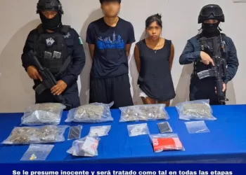 Capturan en Tulum a dos narcomenudistas, incluido un menor