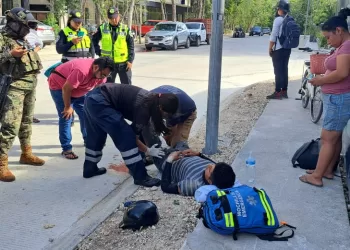 Lo atropellan y se da a la fuga el responsable en Tulum