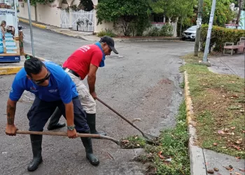 Activan en Isla Mujeres operativo especial para atender afectaciones por lluvias