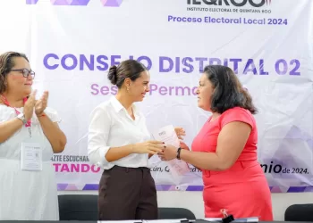 Ana Patricia Peralta tiene su constancia como presidente municipal electa de Benito Juárez
