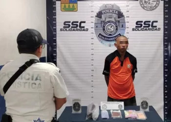 Frustran robo en la zona turística de Playa del Carmen