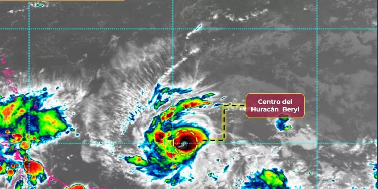 Se forma el huracán “Berryl” a más de 4,100 kilómetros de las costas de Quintana Roo