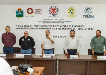 Tulum ya tiene Comité Especializado en Fenómenos Hidrometeorológicos