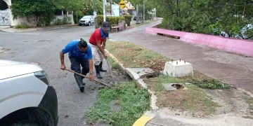Intensifican en Isla Mujeres trabajos preventivos ante la temporada de lluvias