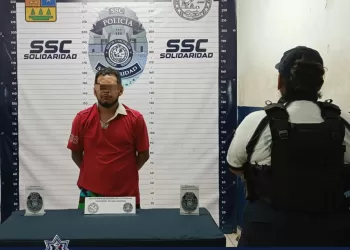 Detenido sujeto por abuso sexual de menores en alberca de hotel en Playacar