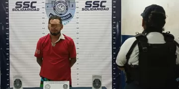 Detenido sujeto por abuso sexual de menores en alberca de hotel en Playacar