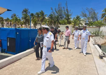 Gobierno del Estado y Semar refuerzan acciones para mitigar afectación por sargazo