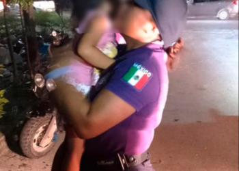 Niña de dos años deambulaba sola en calles de la supermanzana 247