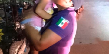 Niña de dos años deambulaba sola en calles de la supermanzana 247