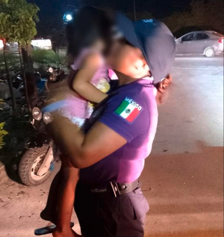 Niña de dos años deambulaba sola en calles de la supermanzana 247