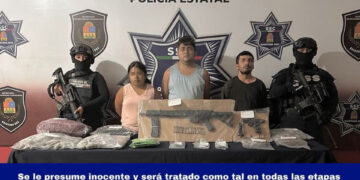Tres narcomenudistas detenidos con dos armas de fuego