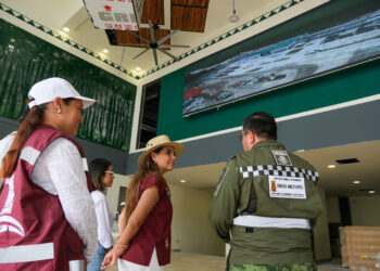 Sin el presidente AMLO; la Gobernadora supervisa avances del Tren Maya en Nicolás Bravo