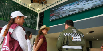 Sin el presidente AMLO; la Gobernadora supervisa avances del Tren Maya en Nicolás Bravo