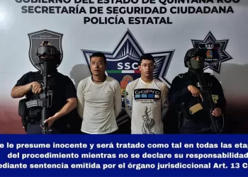 Detenidos en Cancún dos presuntos narcomenudistas