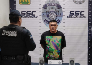 Aseguran a un sujeto por golpear a su mujer e hija
