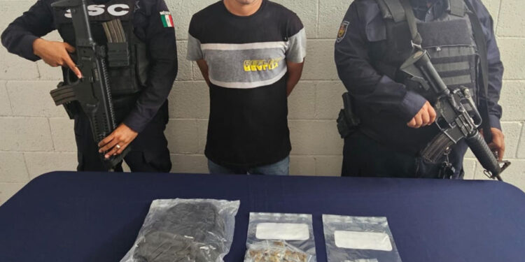 Detenido en Cozumel un presunto implicado en delitos contra la salud