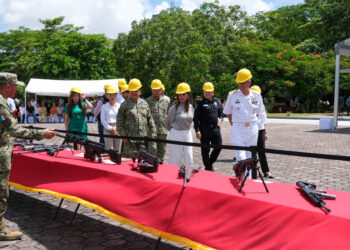 Con la destrucción de armas avanza la construcción de la paz: Mara Lezama