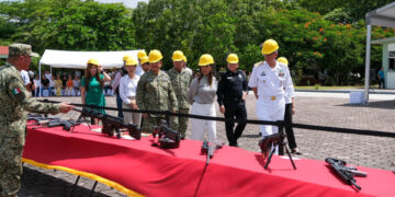 Con la destrucción de armas avanza la construcción de la paz: Mara Lezama
