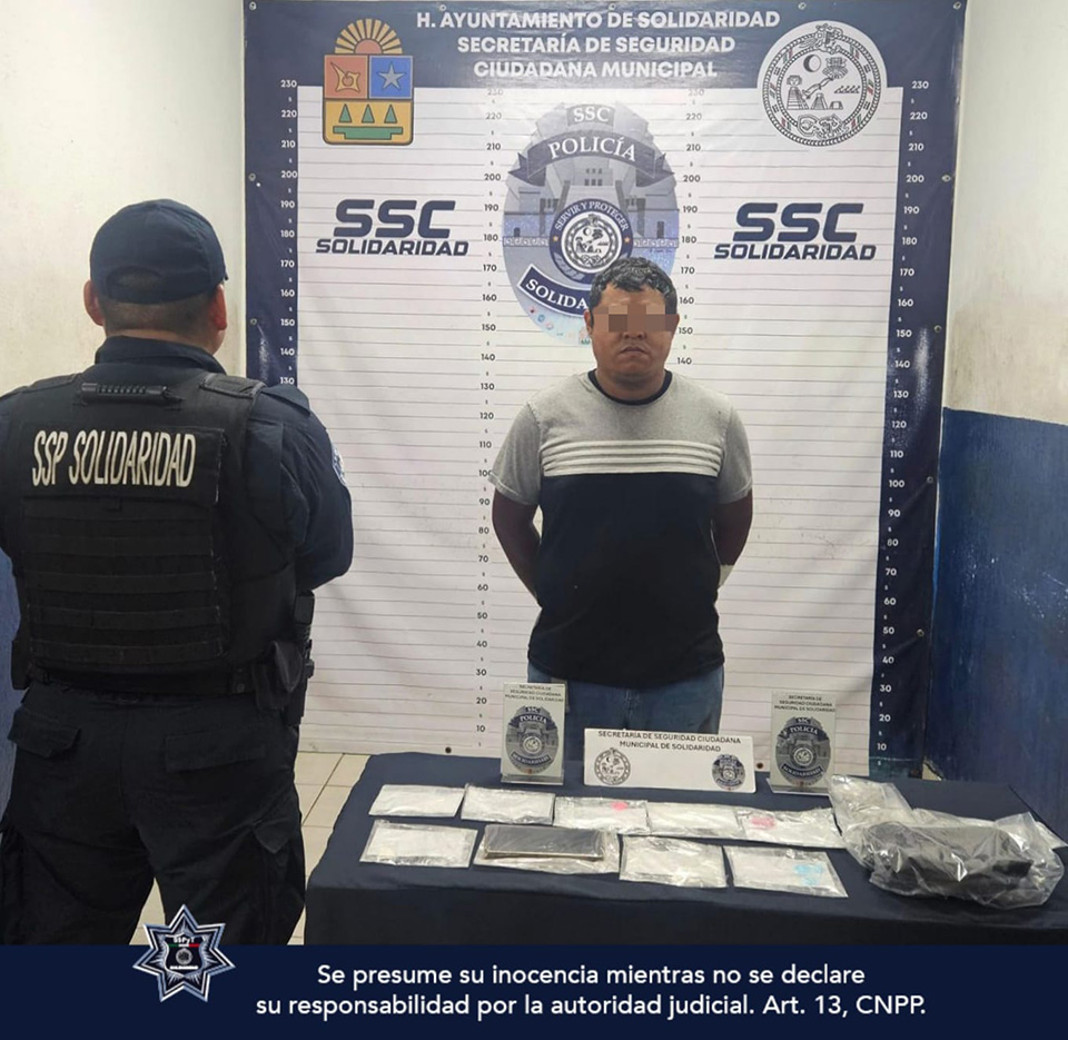 Sorprenden a narcomenudista cuando manipulaba drogas