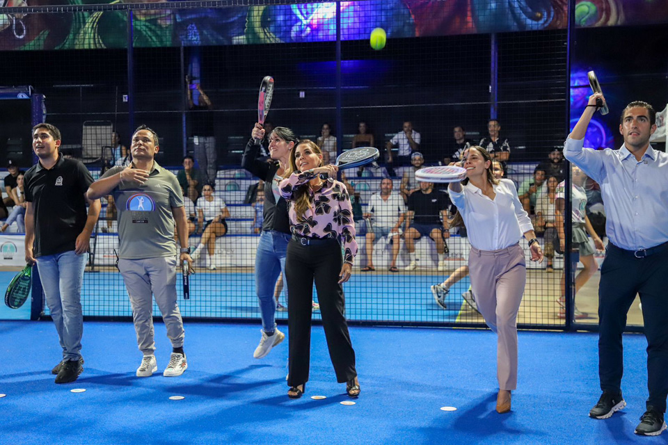 Inaugura Mara Lezama Torneo de Pádel “Alianza Desafío Tour”