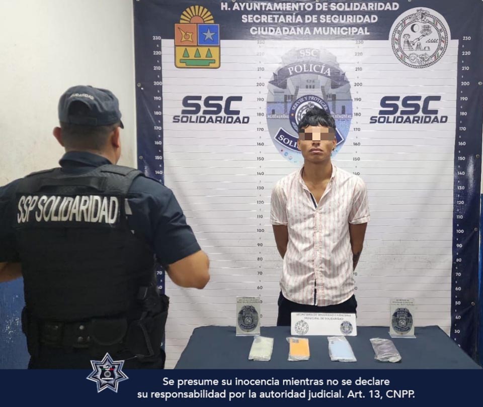 Detenido en Playa por trata de personas con menor de edad
