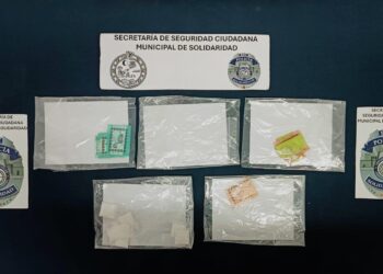 Encuentran droga en la Quinta Avenida de Playa del Carmen