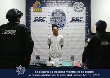 Detenido en Playa del Carmen un presunto narcomenudista
