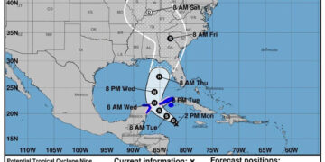 Emiten Alerta azul en Quintana Roo por formación de potencial ciclón tropical