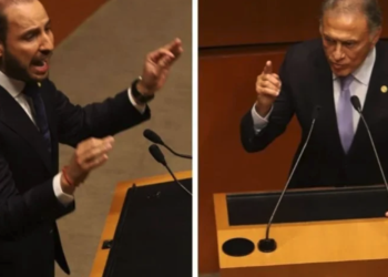 Yunes Linares y Marko Cortés protagonizan tenso debate en el Senado por la reforma judicial