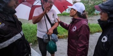 “Helene” solo despeina a Cancún; Mara realiza recorridos de supervisión