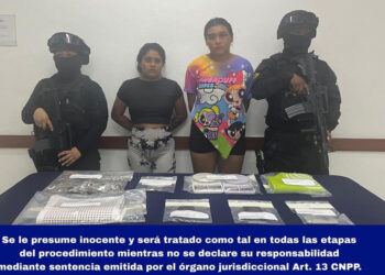 Dos mujeres aprehendidas con droga a bordo de un vehículo robado