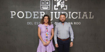 Firman convenio de colaboración los Poderes judiciales de QRoo y Oaxaca