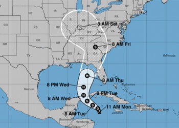 Decretan Alerta Azul para Quintana Roo ante la posible formación de huracán