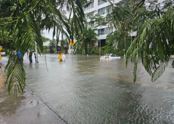 Brinda Tránsito Municipal dio apoyo a cancunenses durante el paso de la tormenta