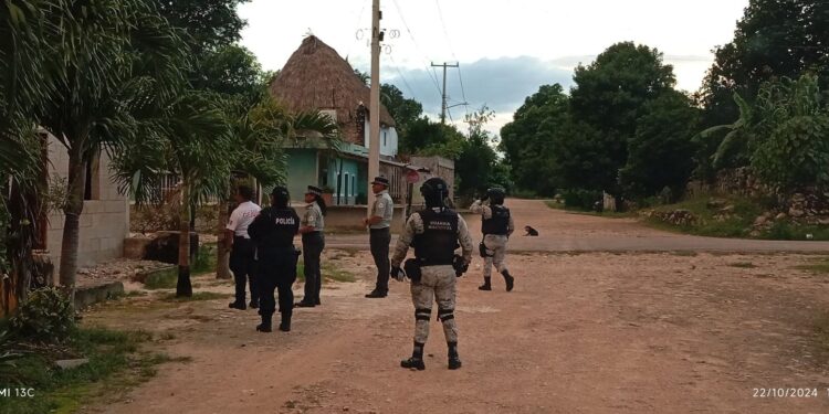 Fuerzas federales, estatales y municipales refuerzan operativos en Felipe Carrillo Puerto