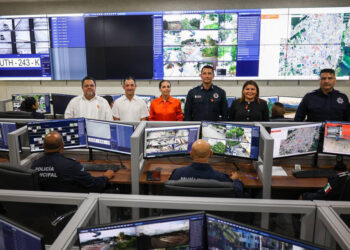 Refuerza Ana Paty al C-2 con equipo tecnológico para la seguridad en Cancún