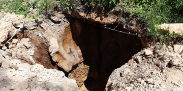 Descartan socavón en la colonia Martínez Ross de Carrillo Puerto
