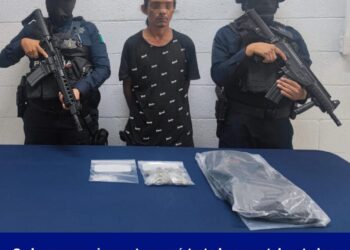 Detenido individuo en Cozumel con bolsitas de marihuana y crack