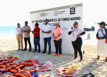 Retiran de playas de Solidaridad más de 200 kilos de desechos