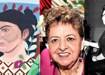 María Uicab, Cristina Sangri Aguilar y Luis María Zaleta