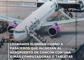 Eliminan cobro por ingreso de dispositivos electrónicos en el aeropuerto de Cancún