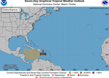 Zona de baja presión en el Caribe podría ser huracán