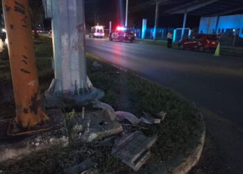 Conductor en estado de ebriedad provoca accidente en avenida Juárez