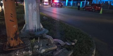 Conductor en estado de ebriedad provoca accidente en avenida Juárez