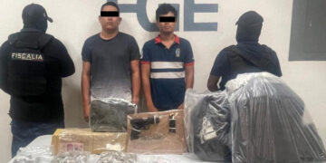 Detiene la FGE a tres personas por narcomenudeo en Solidaridad