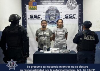 Aseguran a dos personas por presuntos delitos contra la salud en Playa del Carmen