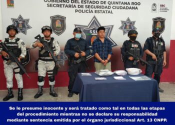 Detienen en Chetumal a Alonso “N” por presuntos delitos contra la salud