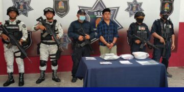 Detienen en Chetumal a Alonso “N” por presuntos delitos contra la salud