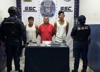 Detienen a tres hombres por tentativa de homicidio en Playa del Carmen
