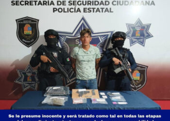 Detenido por delitos contra la salud y portación ilegal de arma